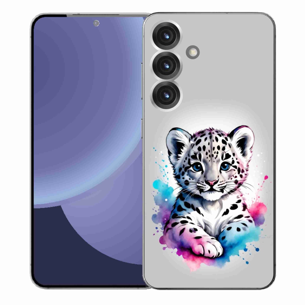 Gélový kryt mmCase na Samsung Galaxy S25+ - leopardej mláďa