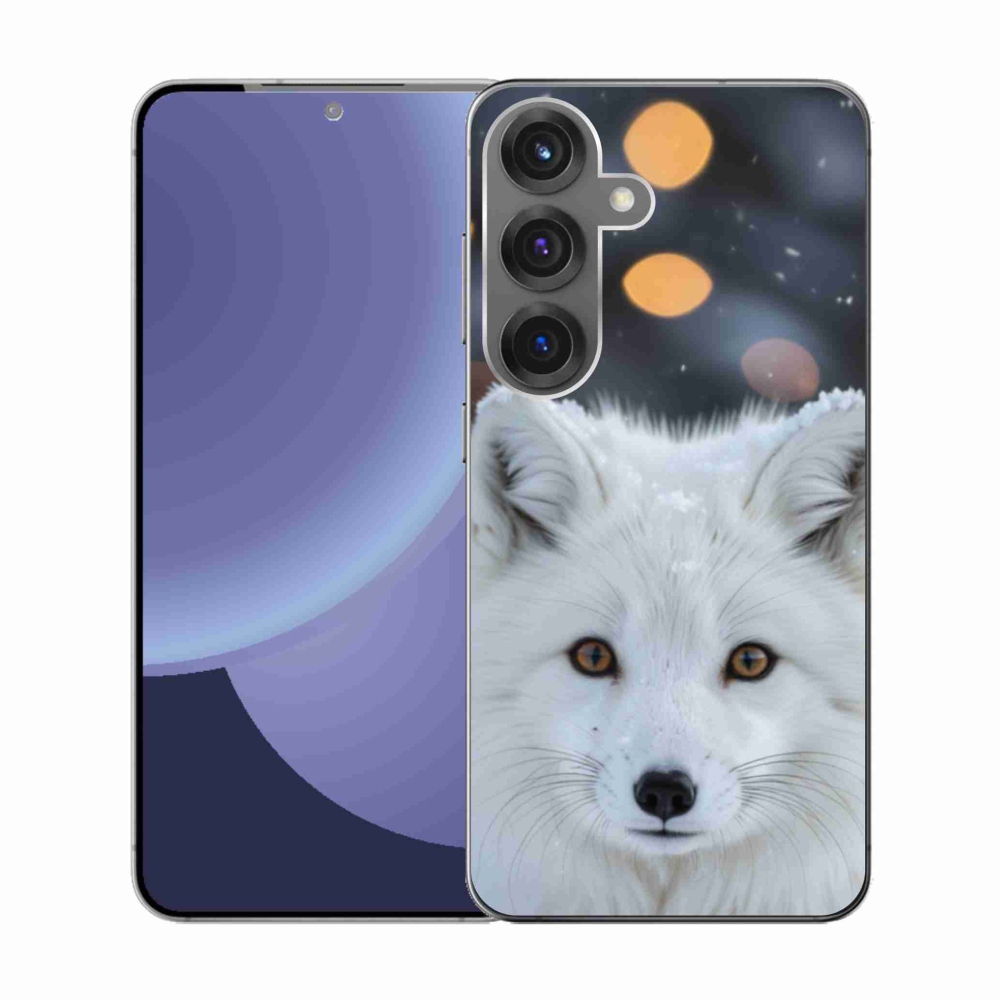 Gélový kryt mmCase na Samsung Galaxy S25 - líška polárna