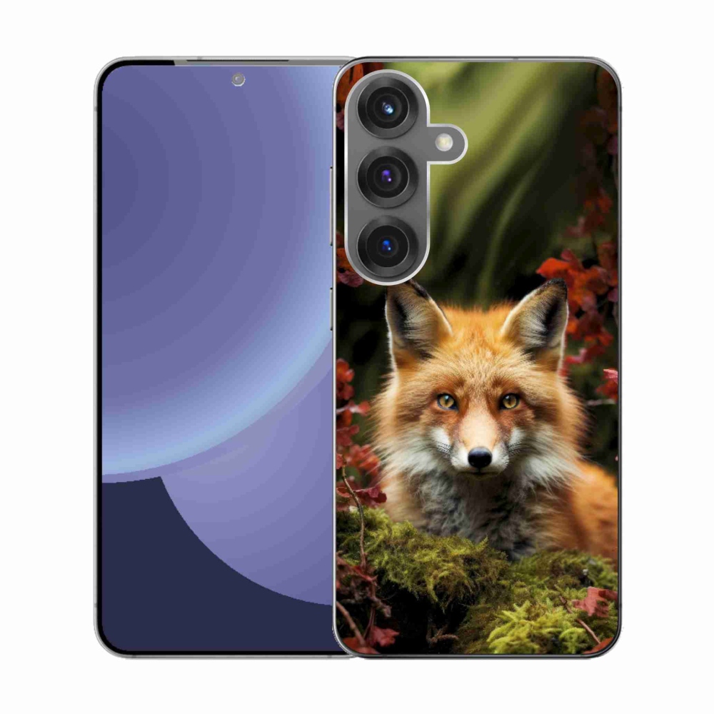 Gélový kryt mmCase na Samsung Galaxy S25 - líška v lese