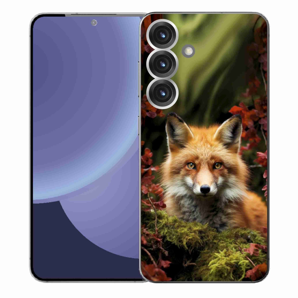 Gélový kryt mmCase na Samsung Galaxy S25+ - líška v lese