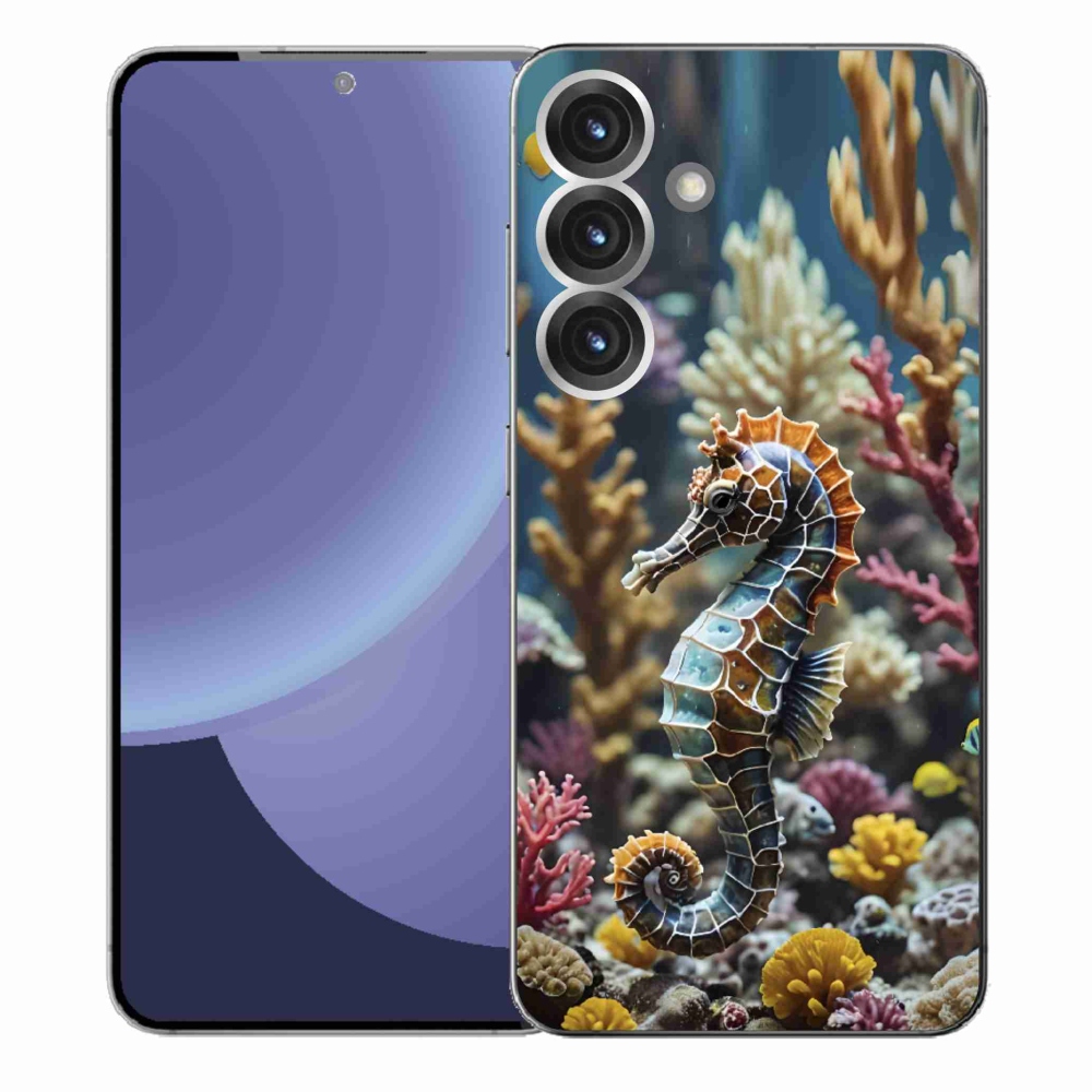 Gélový kryt mmCase na Samsung Galaxy S25+ - morský koník 2