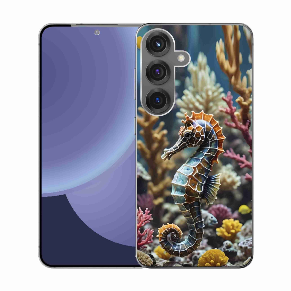 Gélový kryt mmCase na Samsung Galaxy S25 - morský koník 2