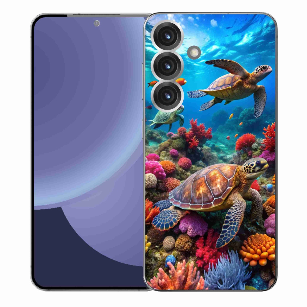 Gélový kryt mmCase na Samsung Galaxy S25+ - morský svet 2