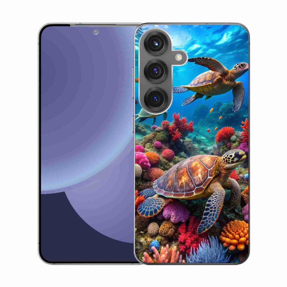 Gélový kryt mmCase na Samsung Galaxy S25 - morský svet 2