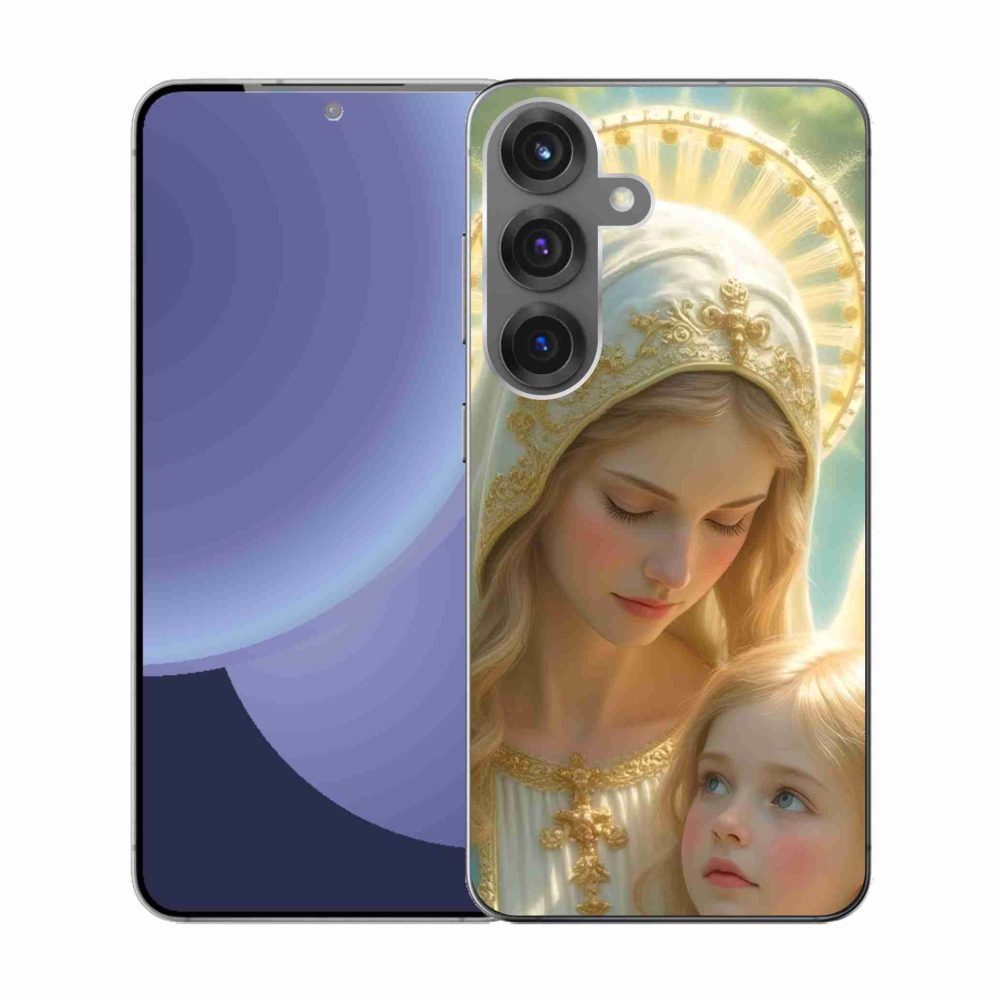 Gélový kryt mmCase na Samsung Galaxy S25 - náboženský motív 2