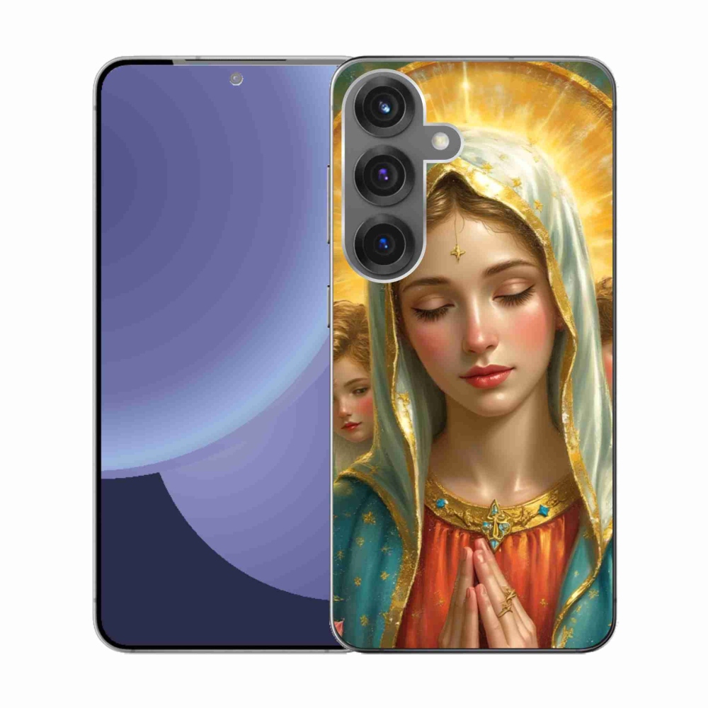 Gélový kryt mmCase na Samsung Galaxy S25 - náboženský motív 3