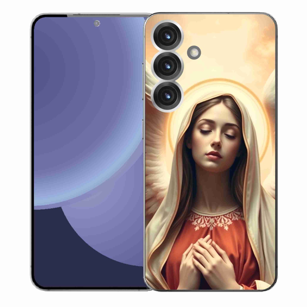 Gélový kryt mmCase na Samsung Galaxy S25+ - náboženský motív