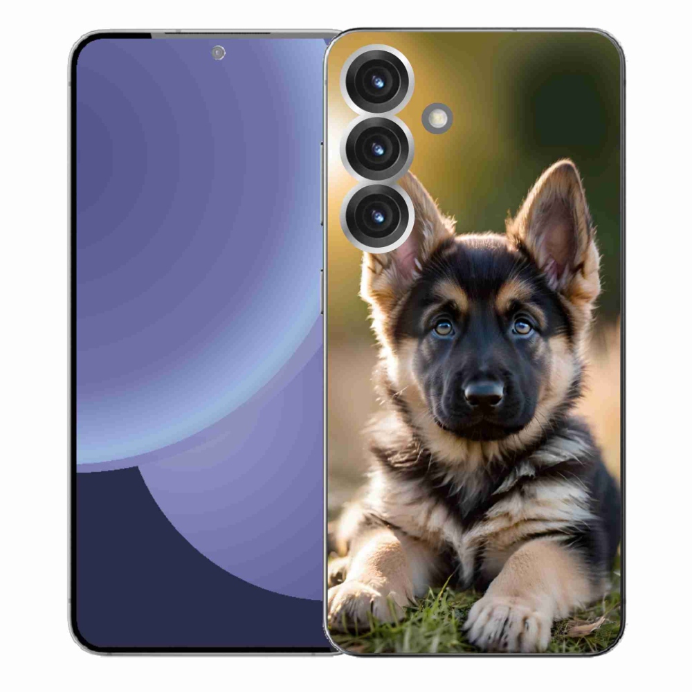 Gélový kryt mmCase na Samsung Galaxy S25+ - nemecký ovčiak v prírode