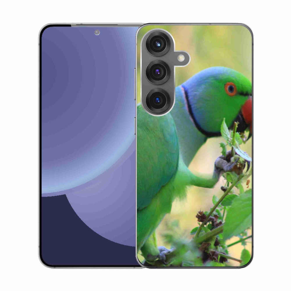 Gélový kryt mmCase na Samsung Galaxy S25 - papagáj alender