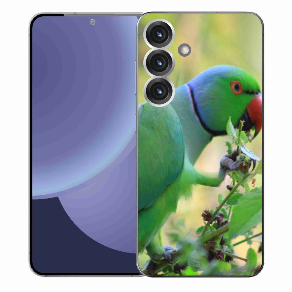 Gélový kryt mmCase na Samsung Galaxy S25+ - papagáj alender