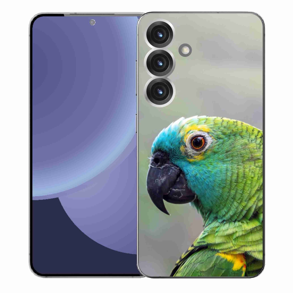 Gélový kryt mmCase na Samsung Galaxy S25+ - papagáj amazoňan