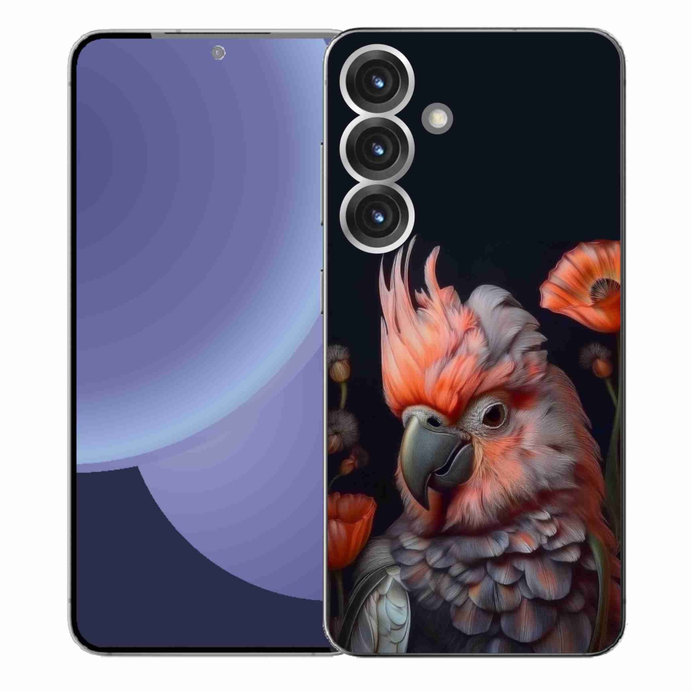Gélový kryt mmCase na Samsung Galaxy S25+ - papagáj kakadu vo farbách