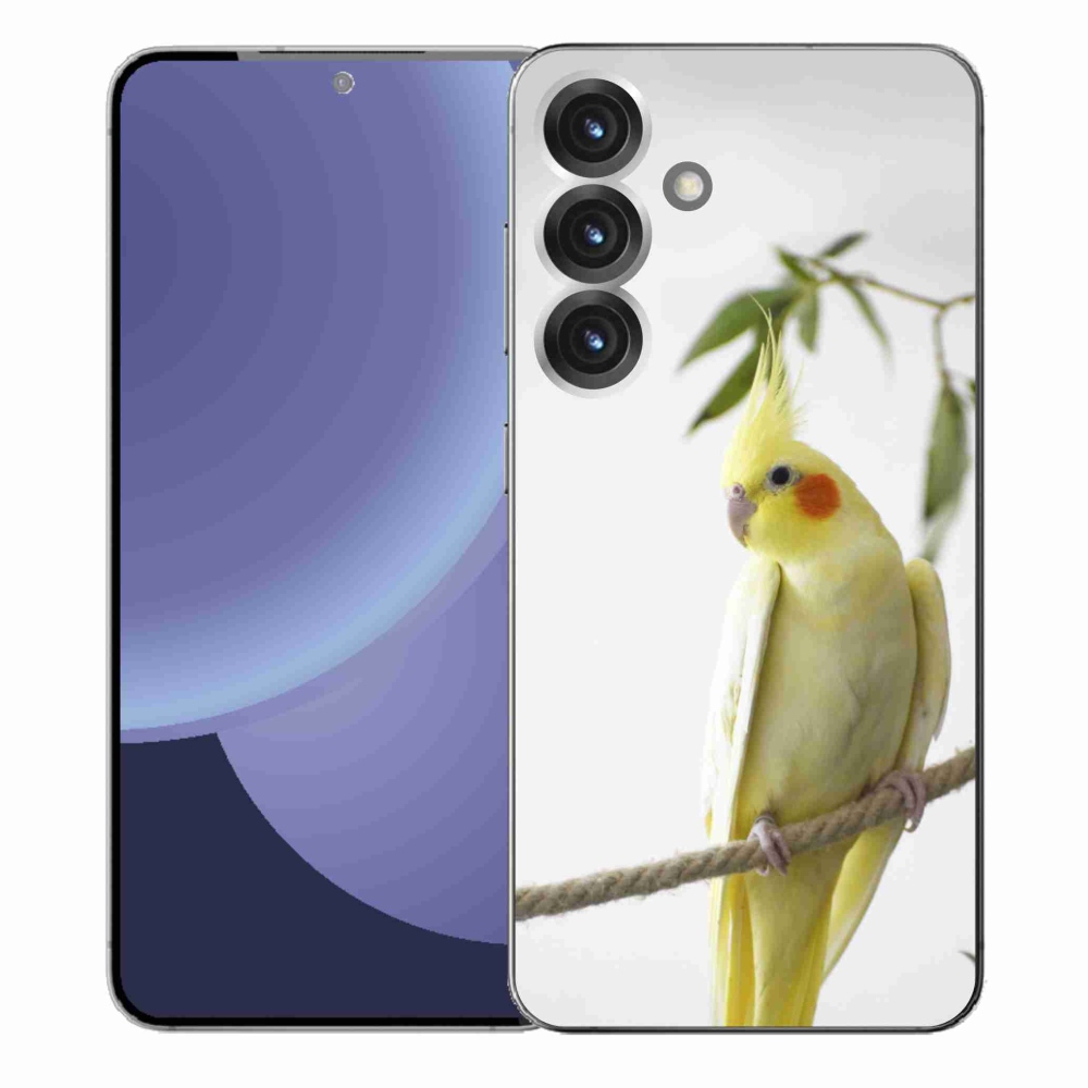 Gélový kryt mmCase na Samsung Galaxy S25+ - papagáj korela chocholatá