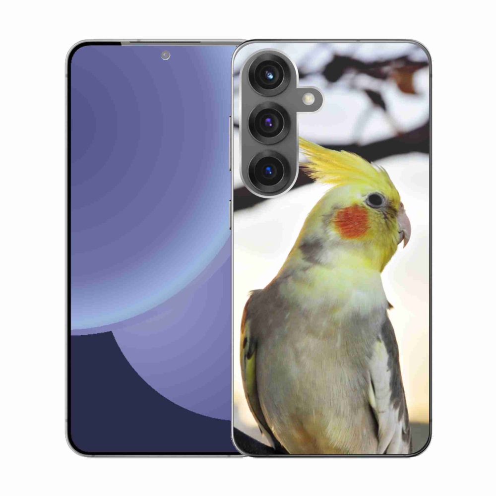 Gélový kryt mmCase na Samsung Galaxy S25 - papagáj korela