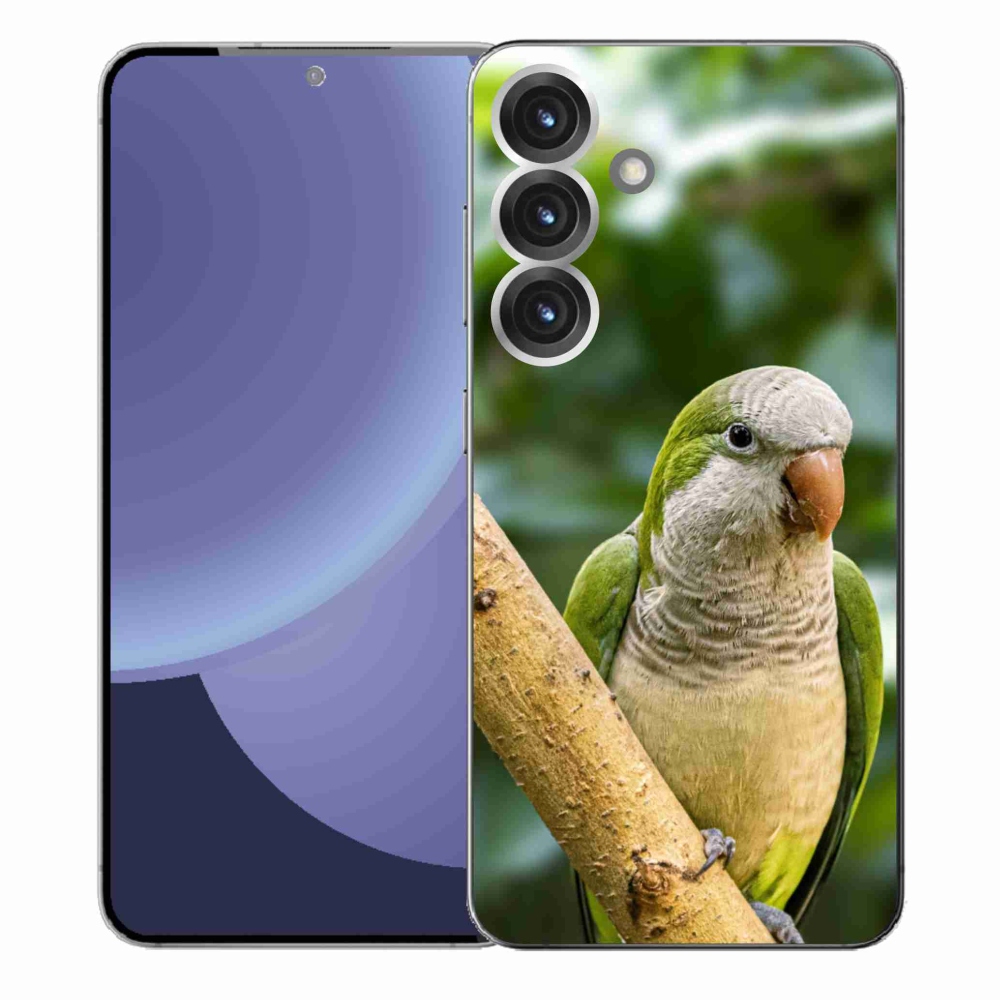 Gélový kryt mmCase na Samsung Galaxy S25+ - papagáj mníšok