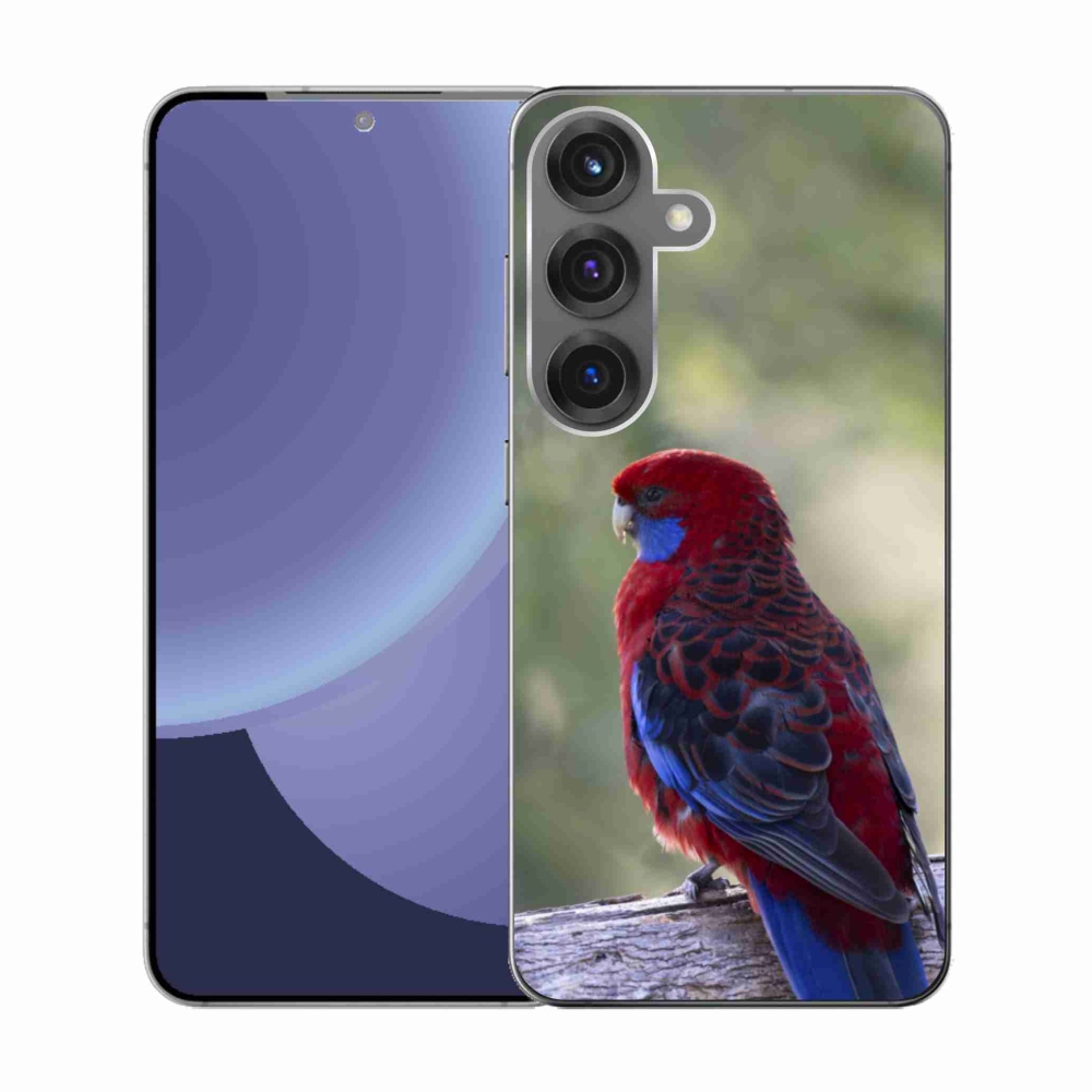 Gélový kryt mmCase na Samsung Galaxy S25 - papagáj rosela