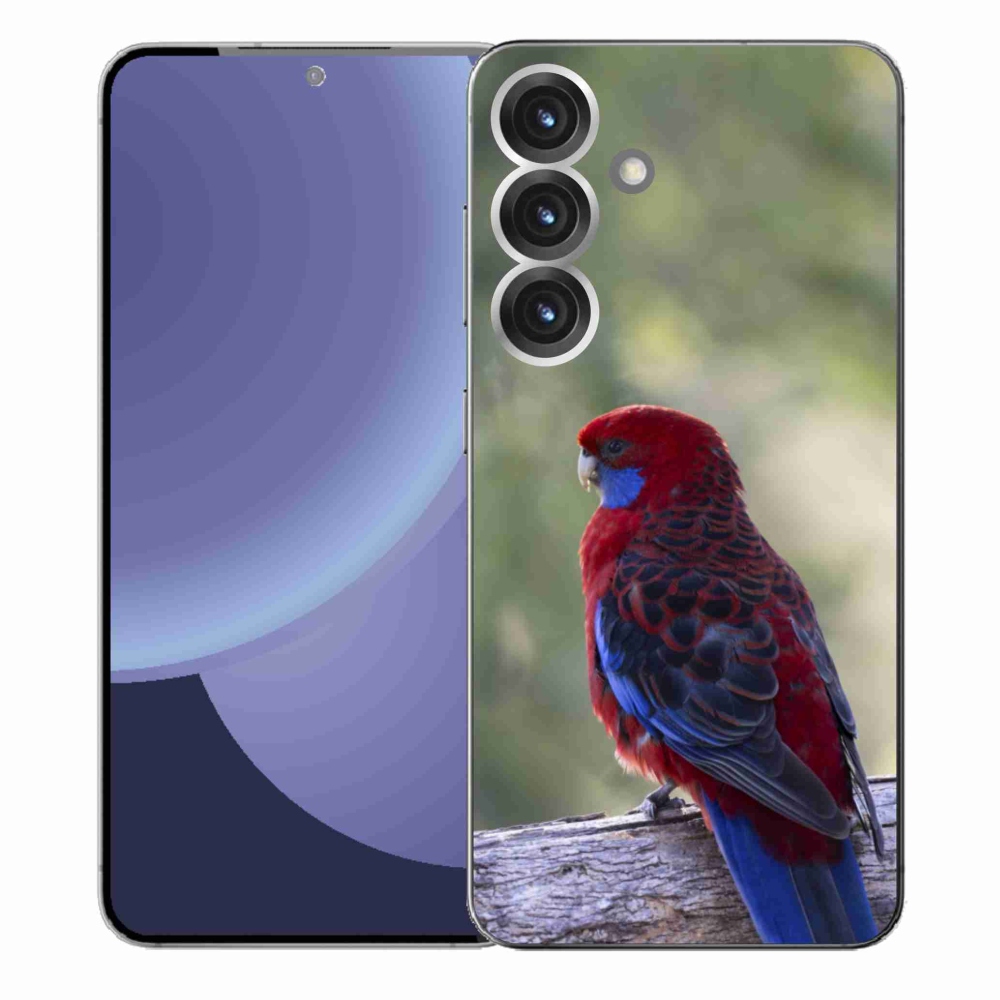 Gélový kryt mmCase na Samsung Galaxy S25+ - papagáj rosela