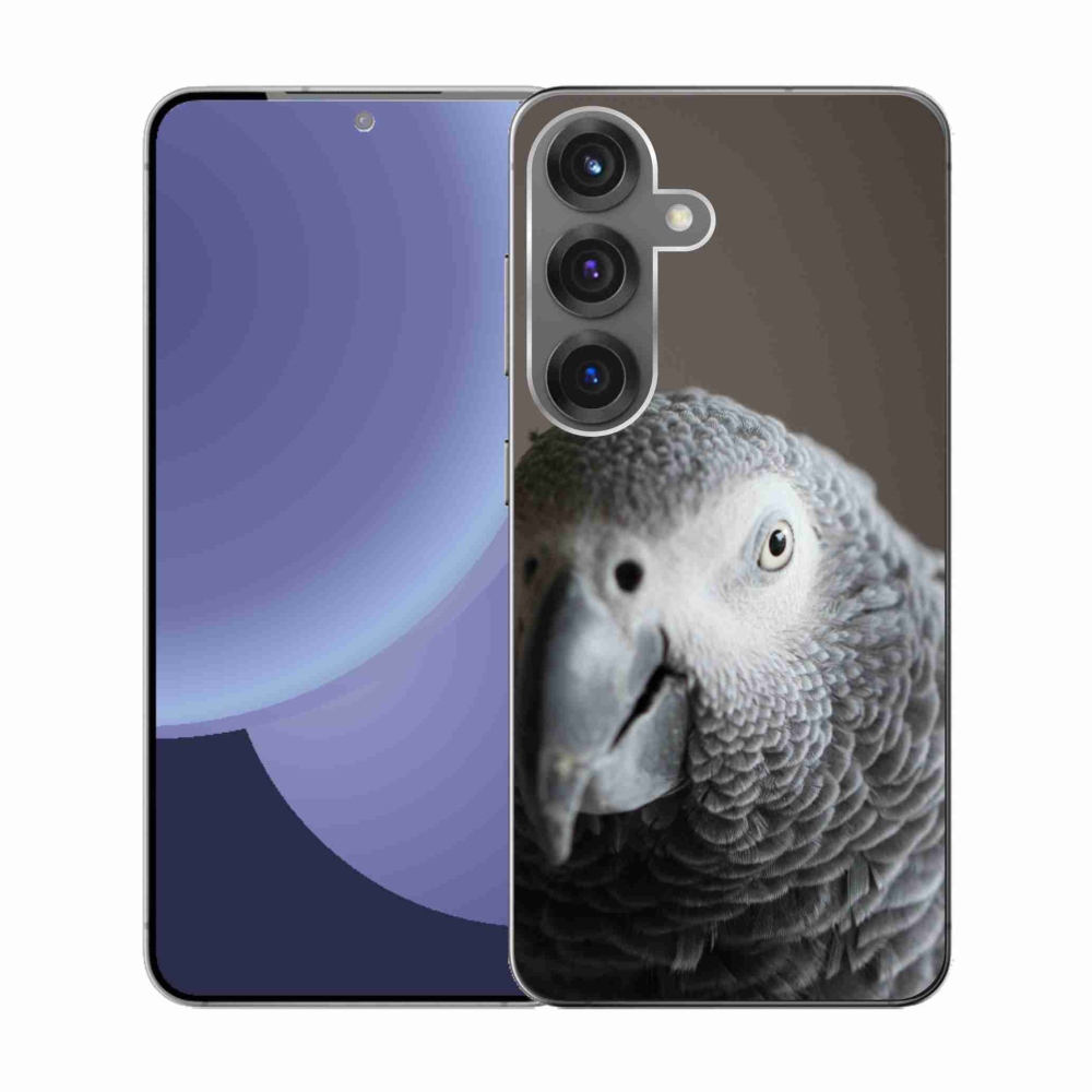 Gélový kryt mmCase na Samsung Galaxy S25 - papagáj žako 2