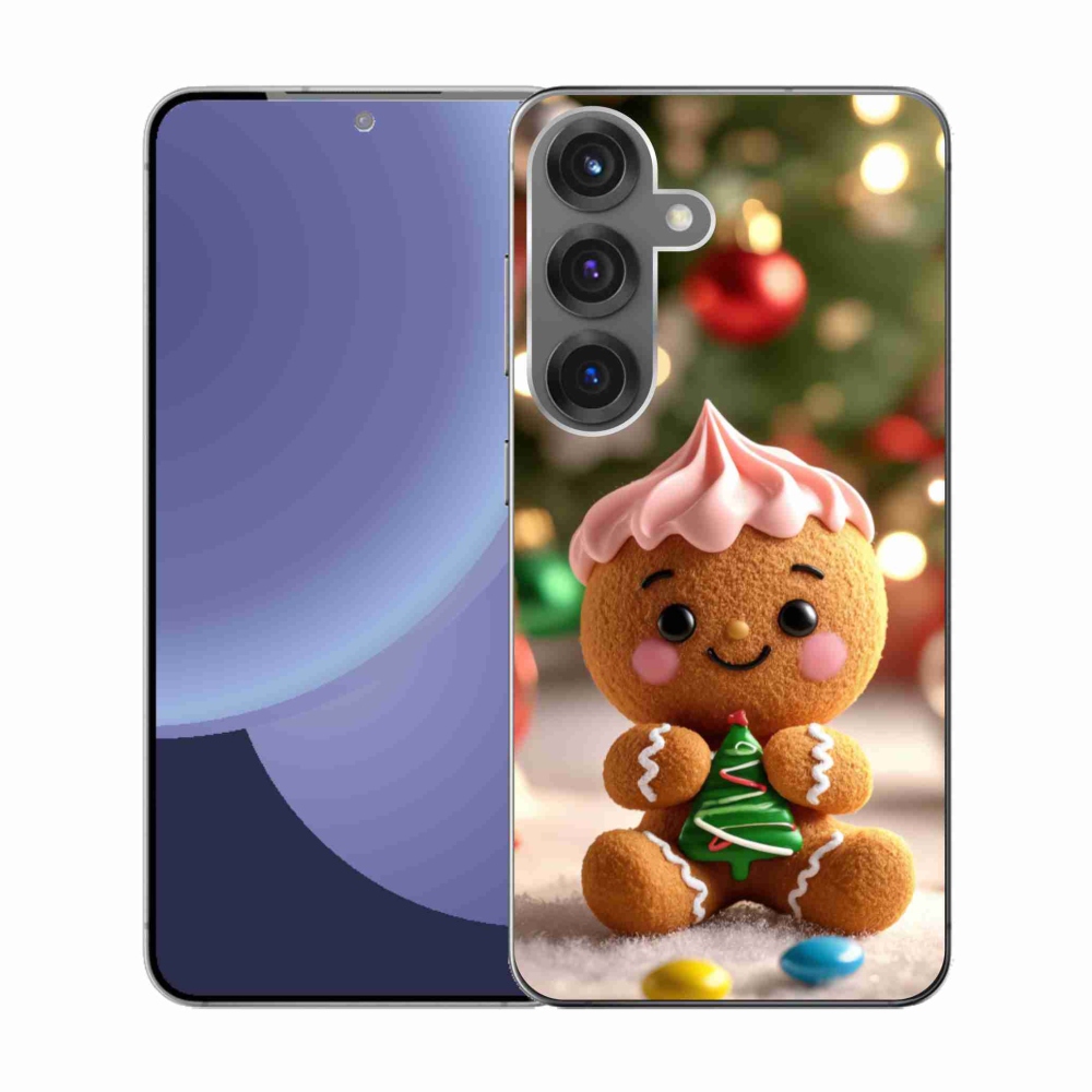 Gélový kryt mmCase na Samsung Galaxy S25 - perníček