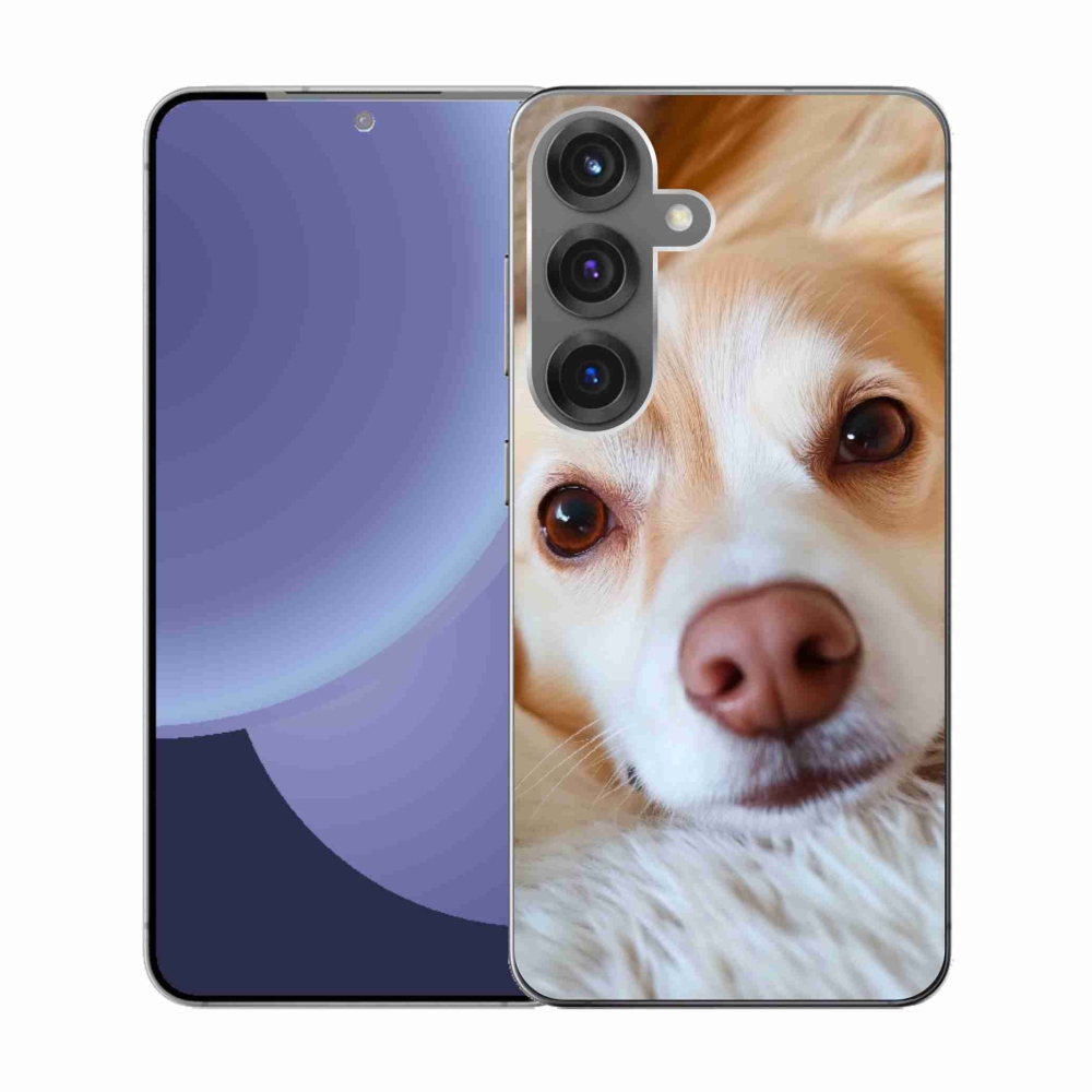 Gélový kryt mmCase na Samsung Galaxy S25 - Roztomilá čivava