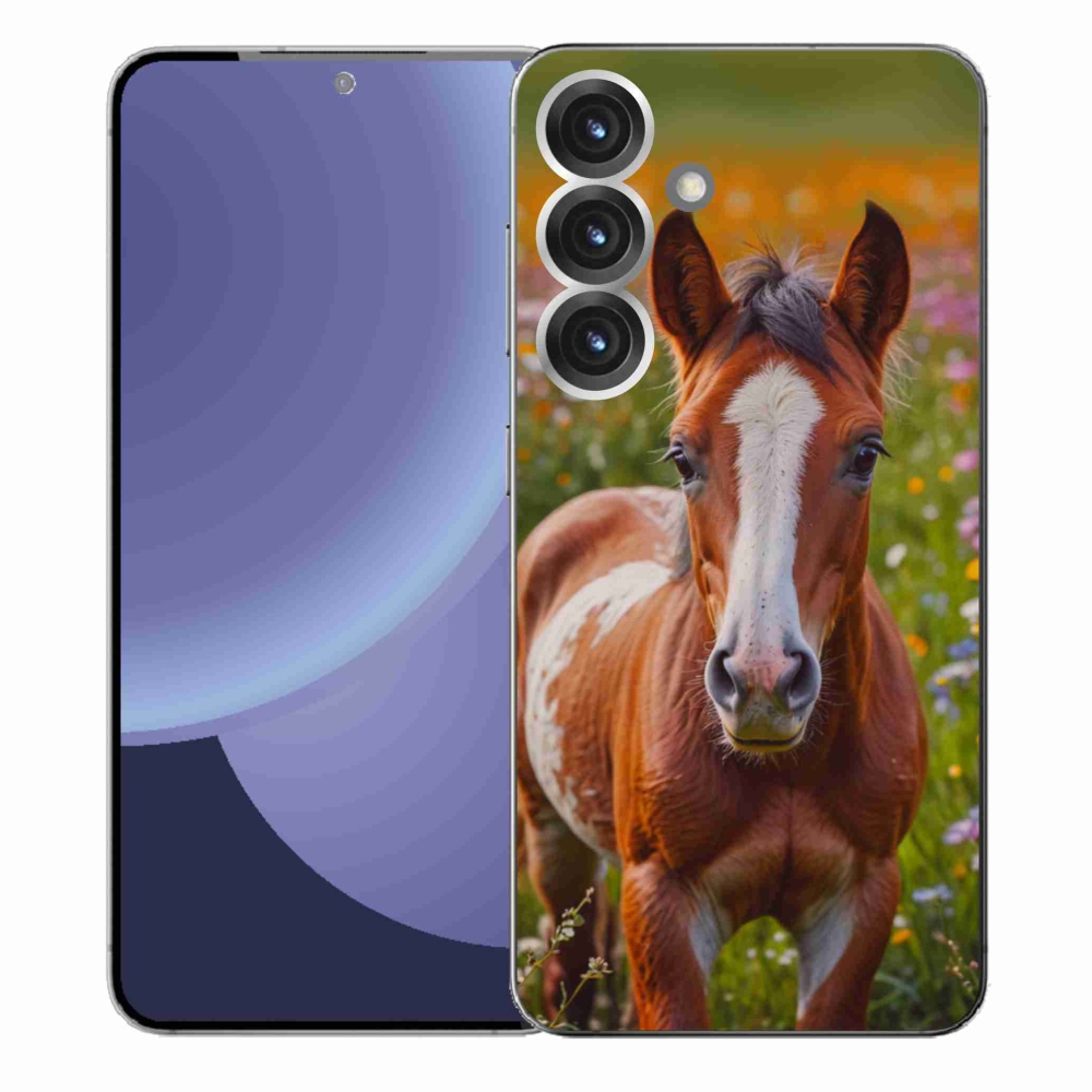 Gélový kryt mmCase na Samsung Galaxy S25+ - roztomilé žriebä