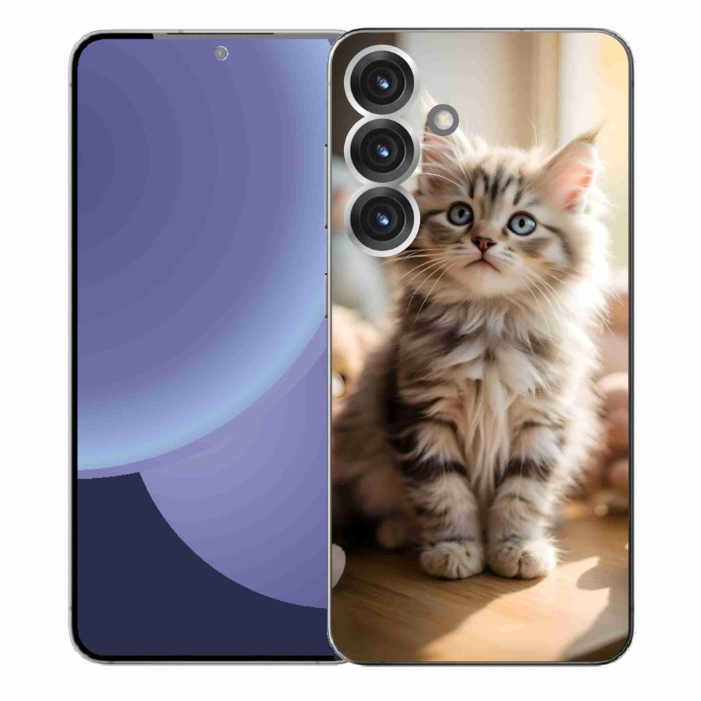 Gélový kryt mmCase na Samsung Galaxy S25+ - roztomilé mačiatko 10
