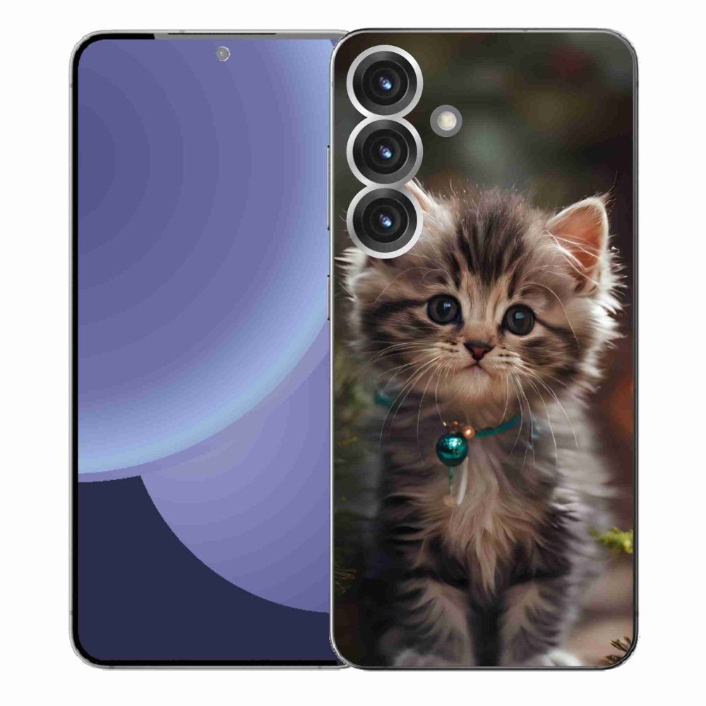 Gélový kryt mmCase na Samsung Galaxy S25+ - roztomilé mačiatko 11