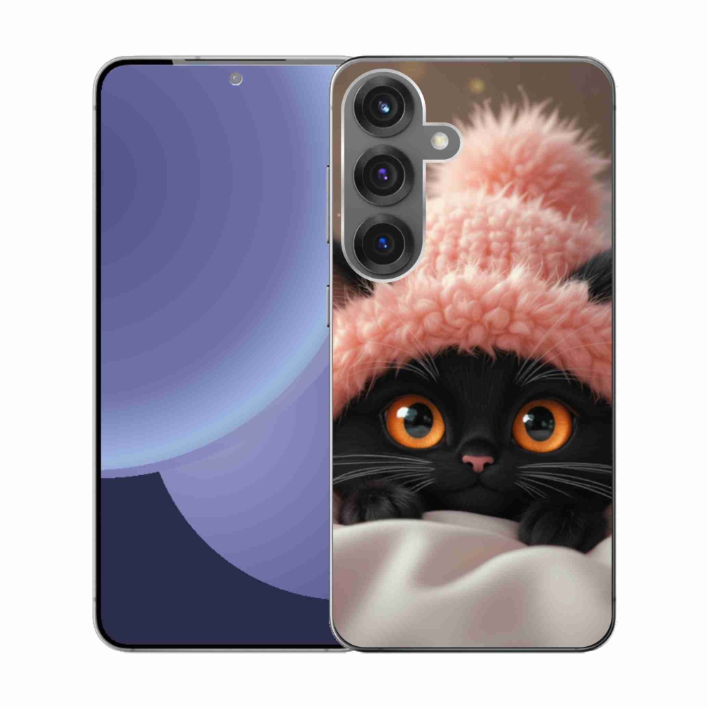 Gélový kryt mmCase na Samsung Galaxy S25 - roztomilé mačiatko 7