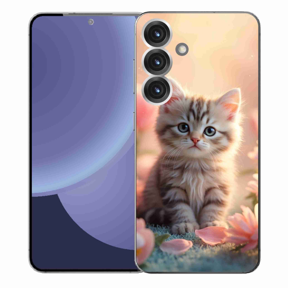 Gélový kryt mmCase na Samsung Galaxy S25+ - roztomilé mačiatko 8