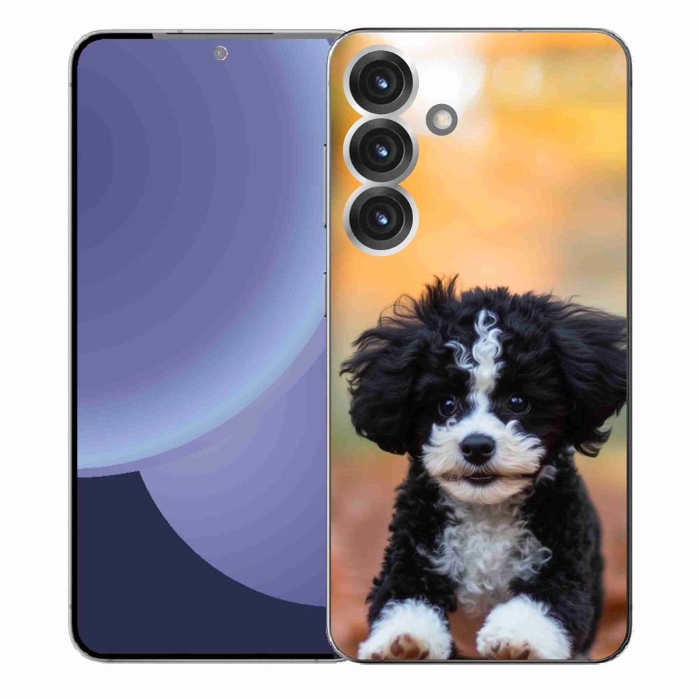 Gélový kryt mmCase na Samsung Galaxy S25+ - roztomilé šteňa 2