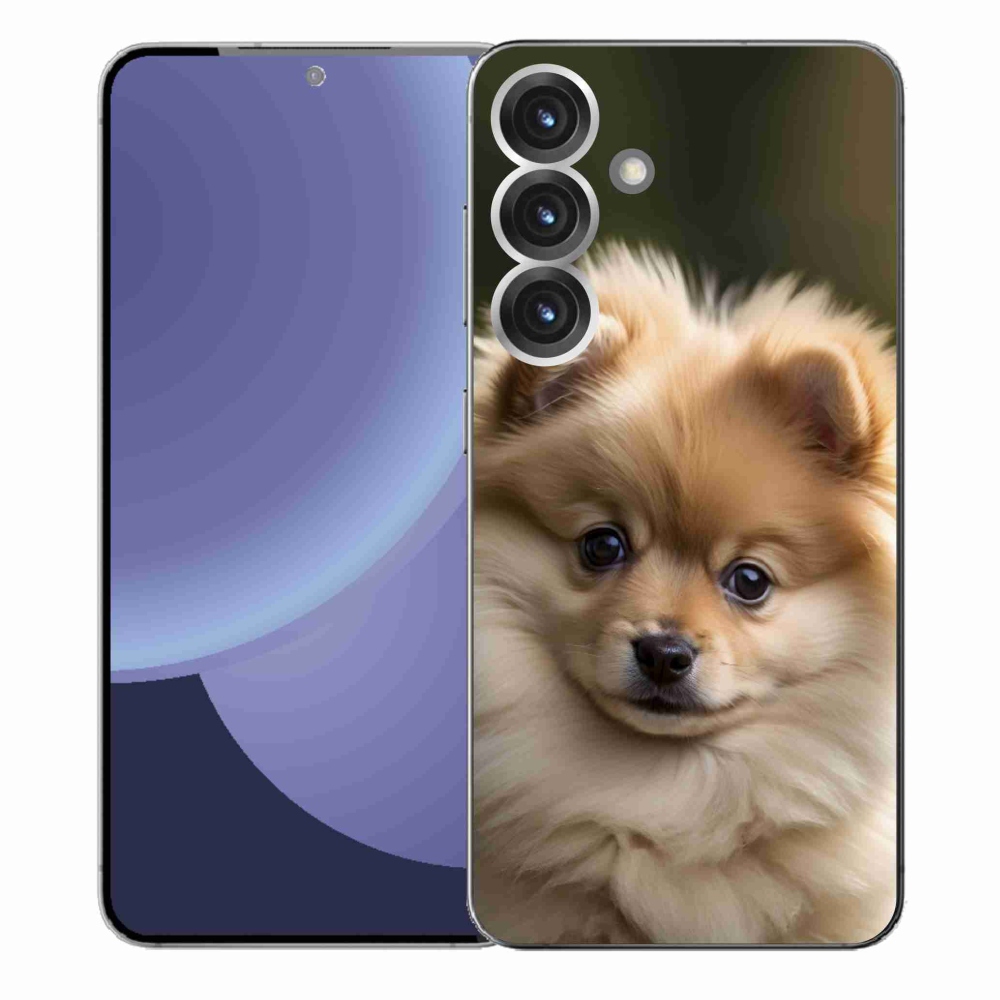 Gélový kryt mmCase na Samsung Galaxy S25+ - roztomilý pomeranian 2