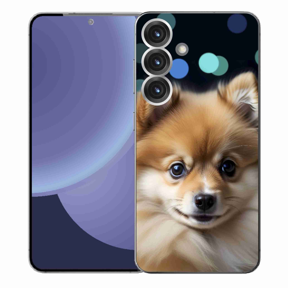 Gélový kryt mmCase na Samsung Galaxy S25+ - roztomilý pomeranian