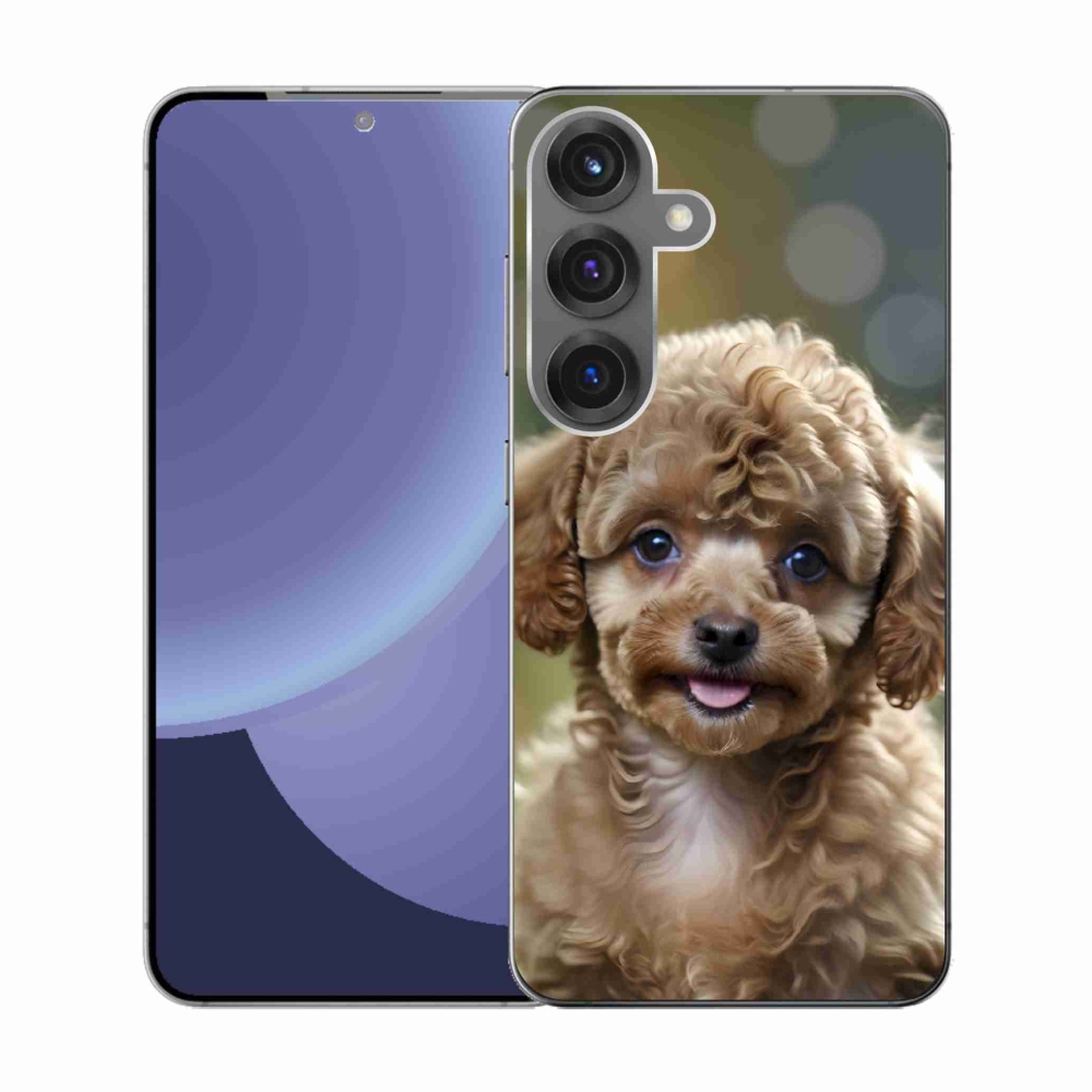 Gélový kryt mmCase na Samsung Galaxy S25 - roztomilý pudel