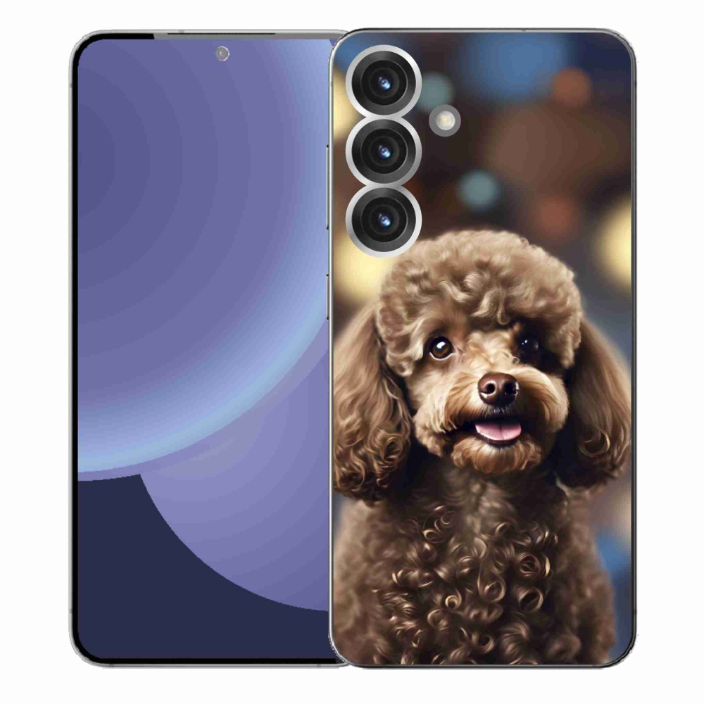 Gélový kryt mmCase na Samsung Galaxy S25+ - roztomilý pudel