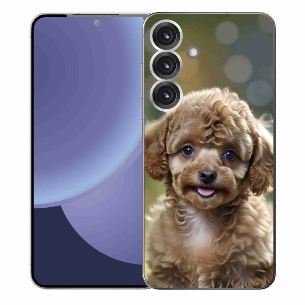 Gélový kryt mmCase na Samsung Galaxy S25+ - roztomilý pudel
