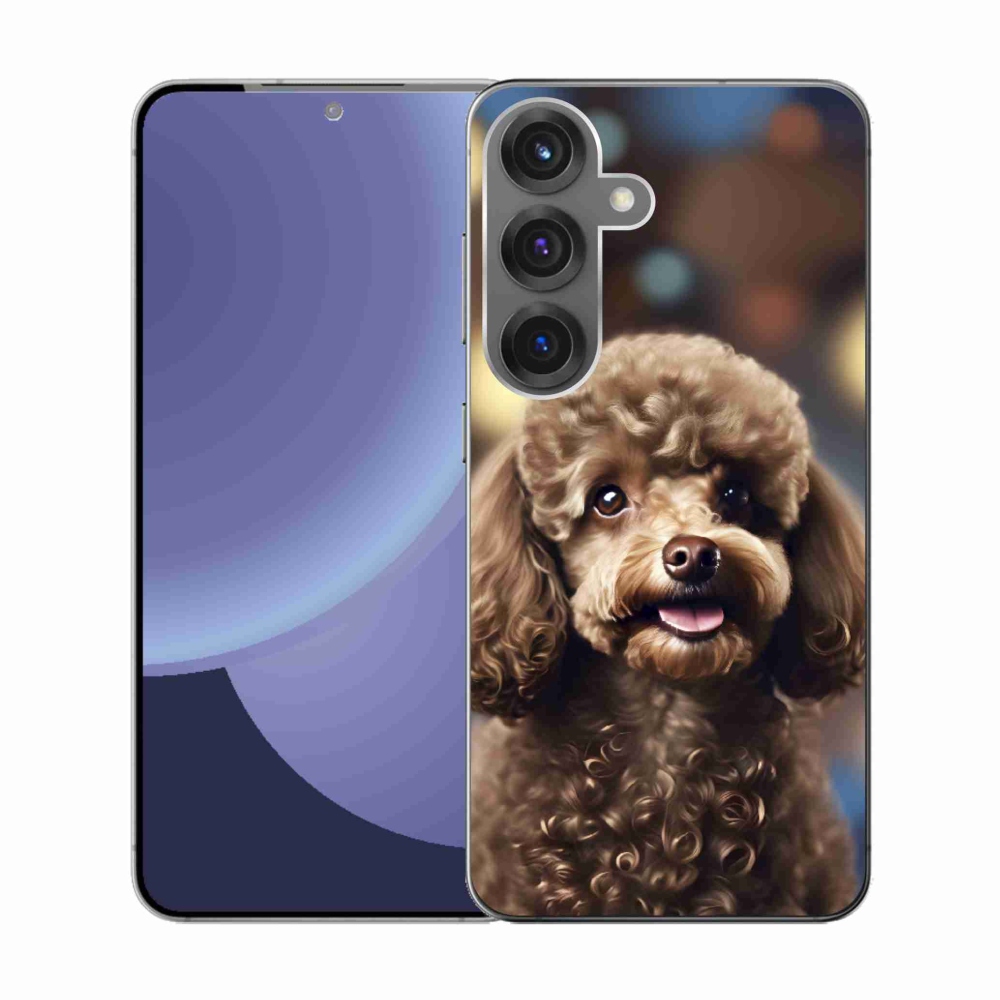 Gélový kryt mmCase na Samsung Galaxy S25 - roztomilý pudel