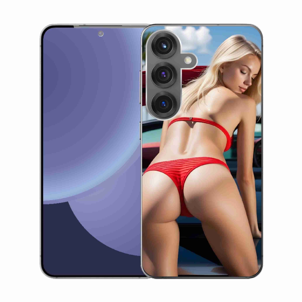 Gélový kryt mmCase Samsung Galaxy S25 - sexy žena 2