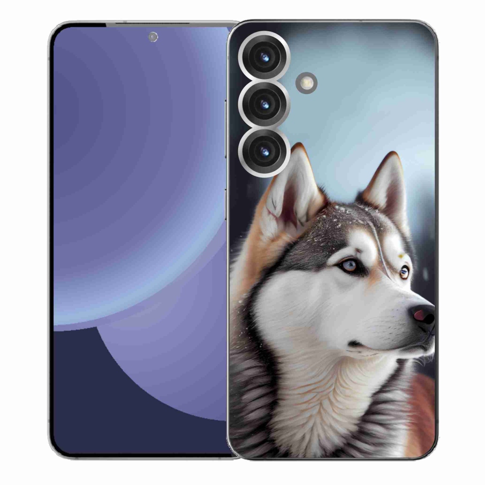 Gélový kryt mmCase na Samsung Galaxy S25+ - sibírsky husky
