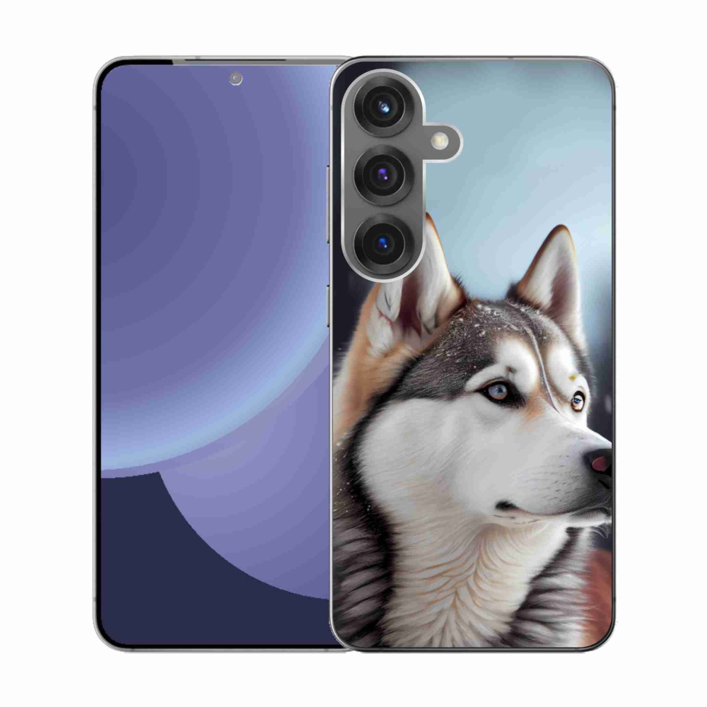 Gélový kryt mmCase na Samsung Galaxy S25 - sibírsky husky