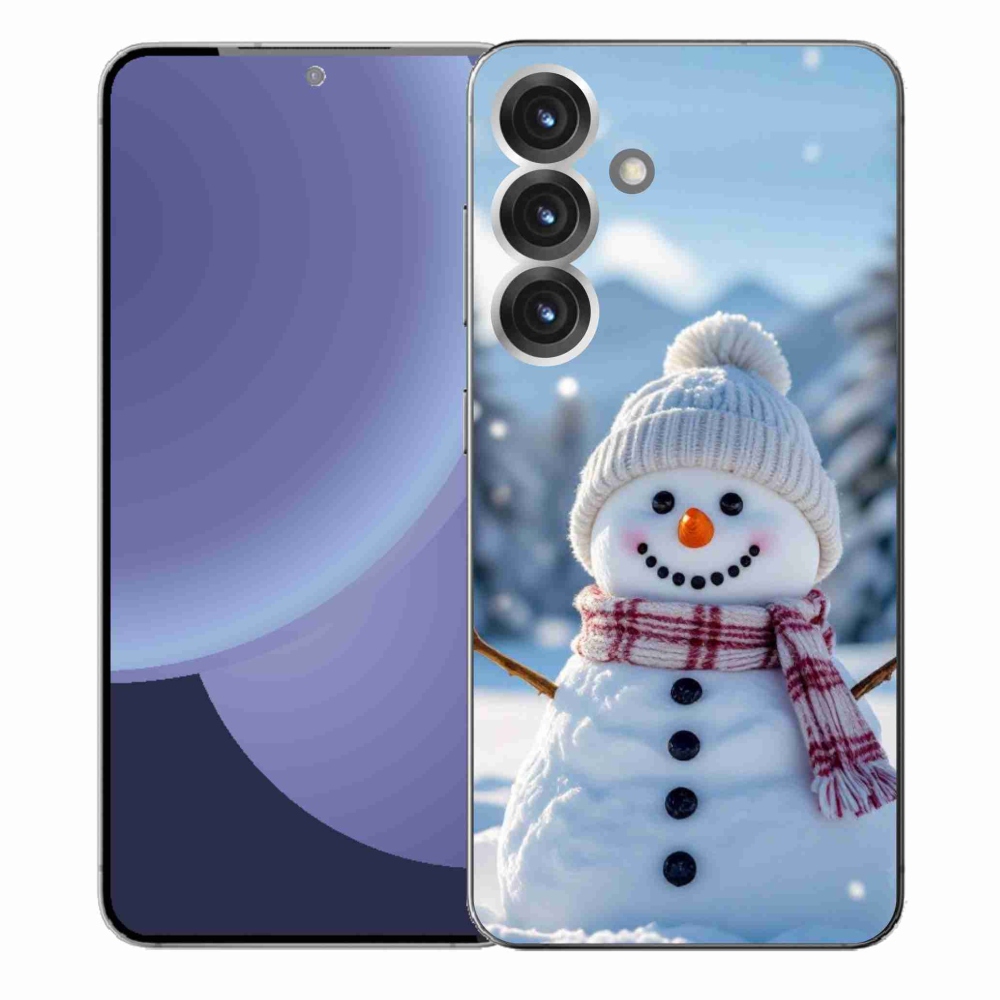 Gélový kryt mmCase na Samsung Galaxy S25+ - snehuliak 3