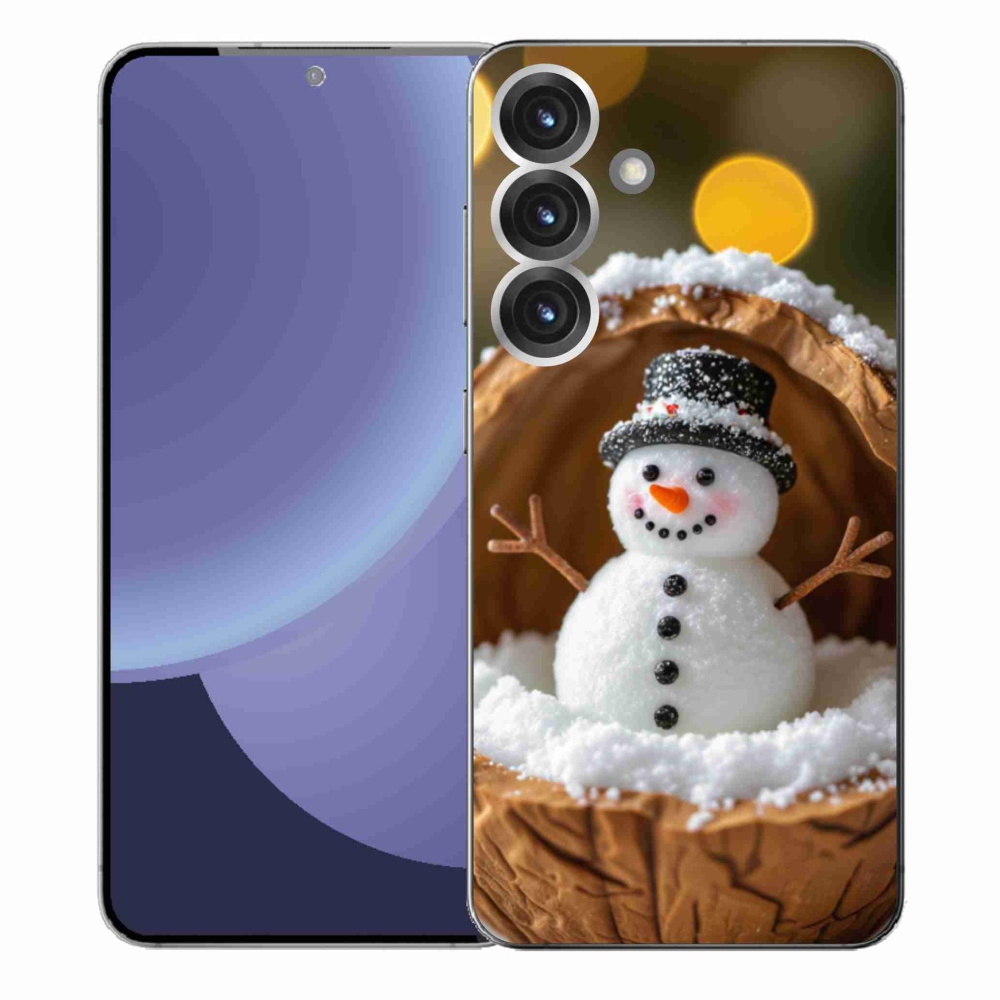 Gélový kryt mmCase na Samsung Galaxy S25+ - snehuliak 4