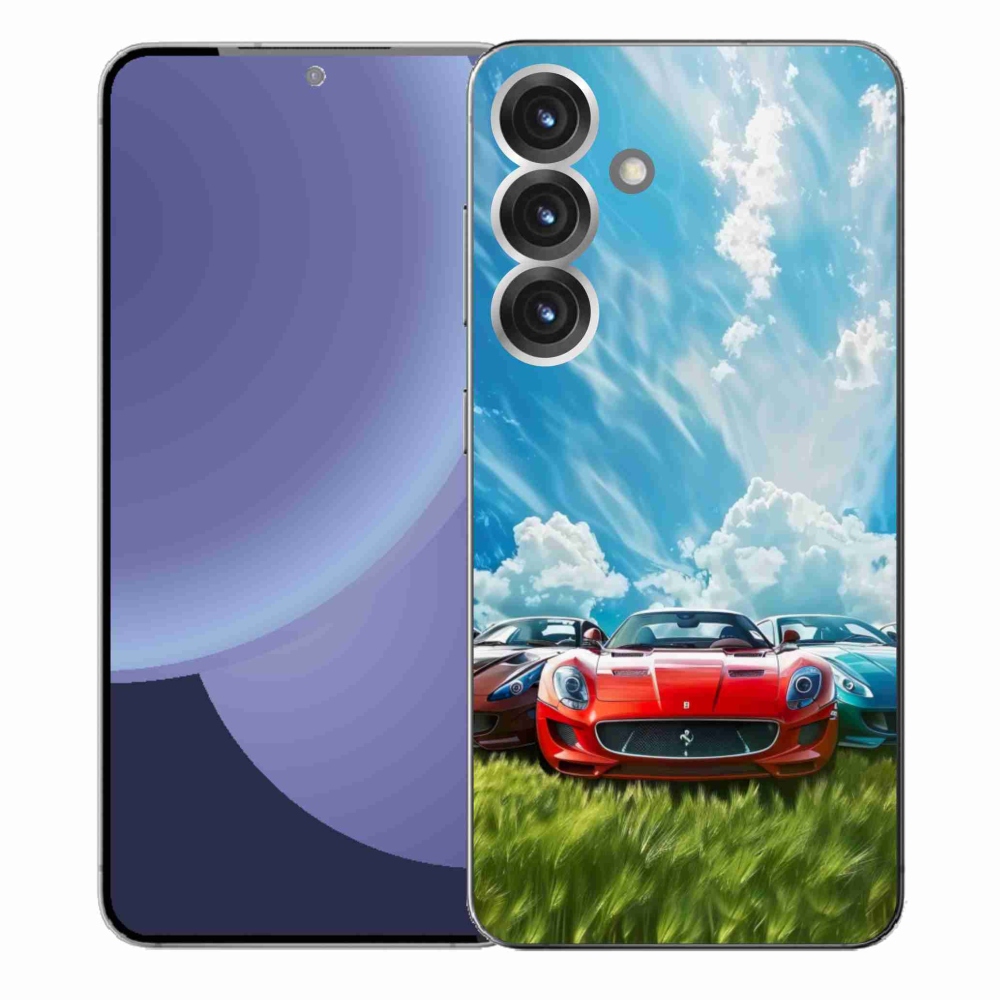 Gélový kryt mmCase na Samsung Galaxy S25+ - športové vozidlá