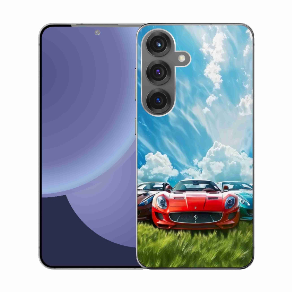 Gélový kryt mmCase na Samsung Galaxy S25 - športové vozidlá