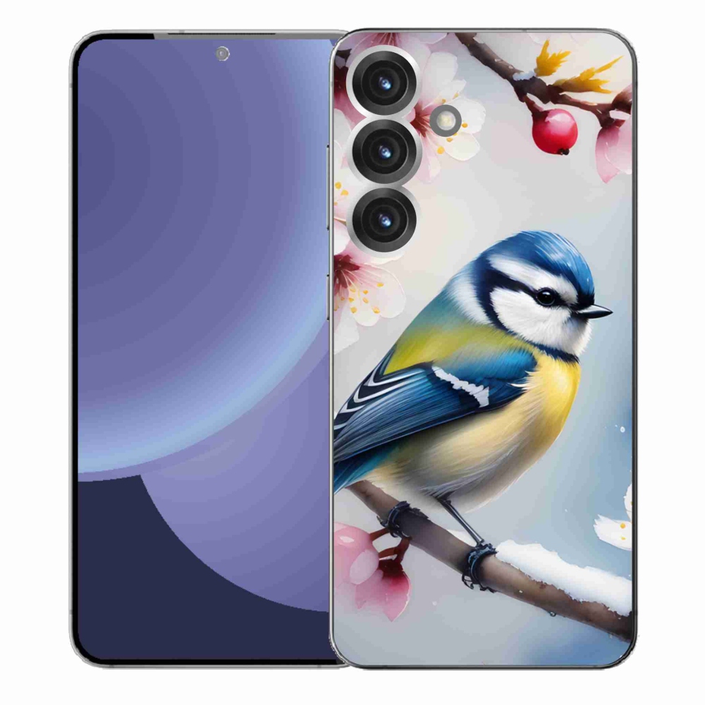 Gélový kryt mmCase na Samsung Galaxy S25+ - sýkorka