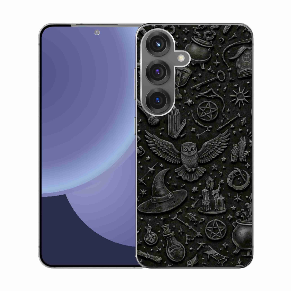 Gélový kryt mmCase na Samsung Galaxy S25 - tmavý magický svet