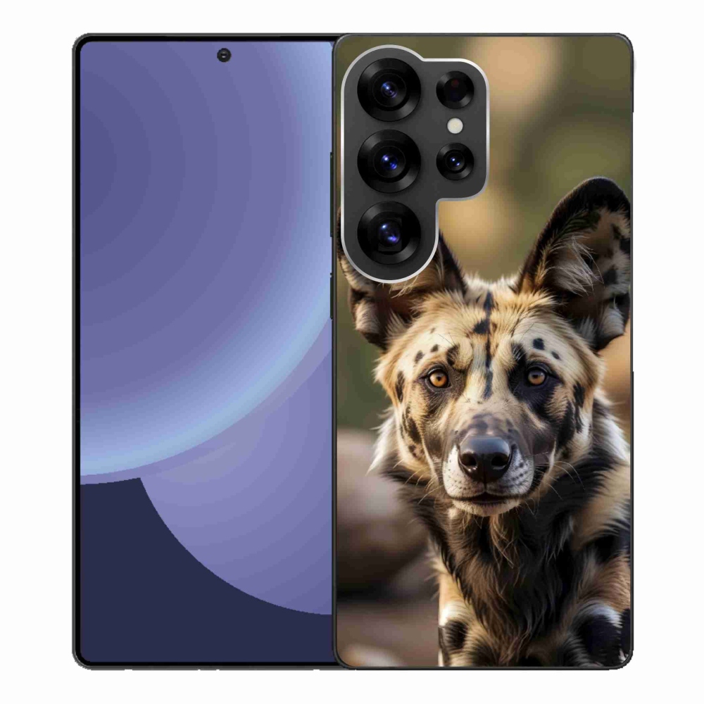 Gélový kryt mmCase na Samsung Galaxy S25 Ultra - africký divoký pes