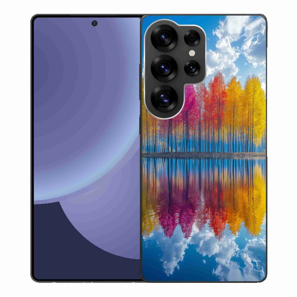 Gélový kryt mmCase na Samsung Galaxy S25 Ultra - farebné stromy