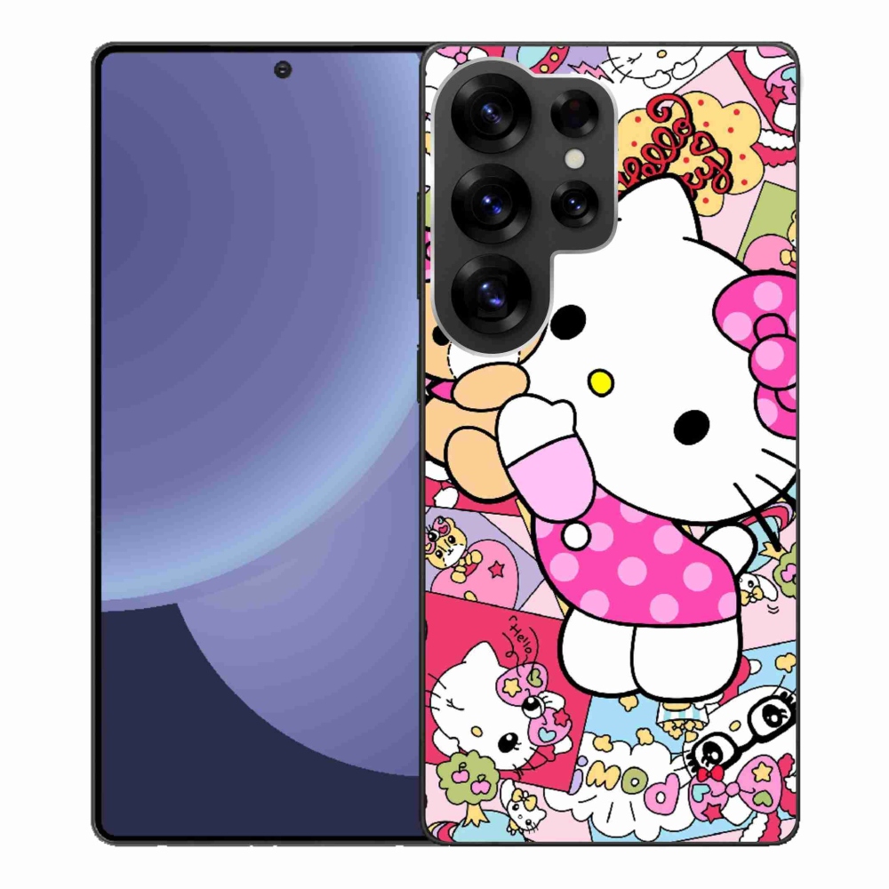 Gélový kryt mmCase na Samsung Galaxy S25 Ultra - cute kitty