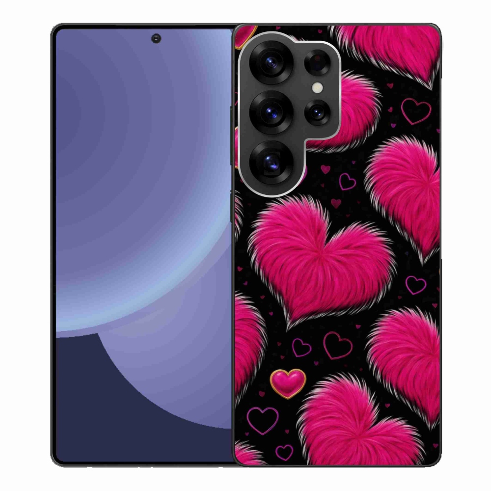 Gélový kryt mmCase na Samsung Galaxy S25 Ultra - hebké srdce