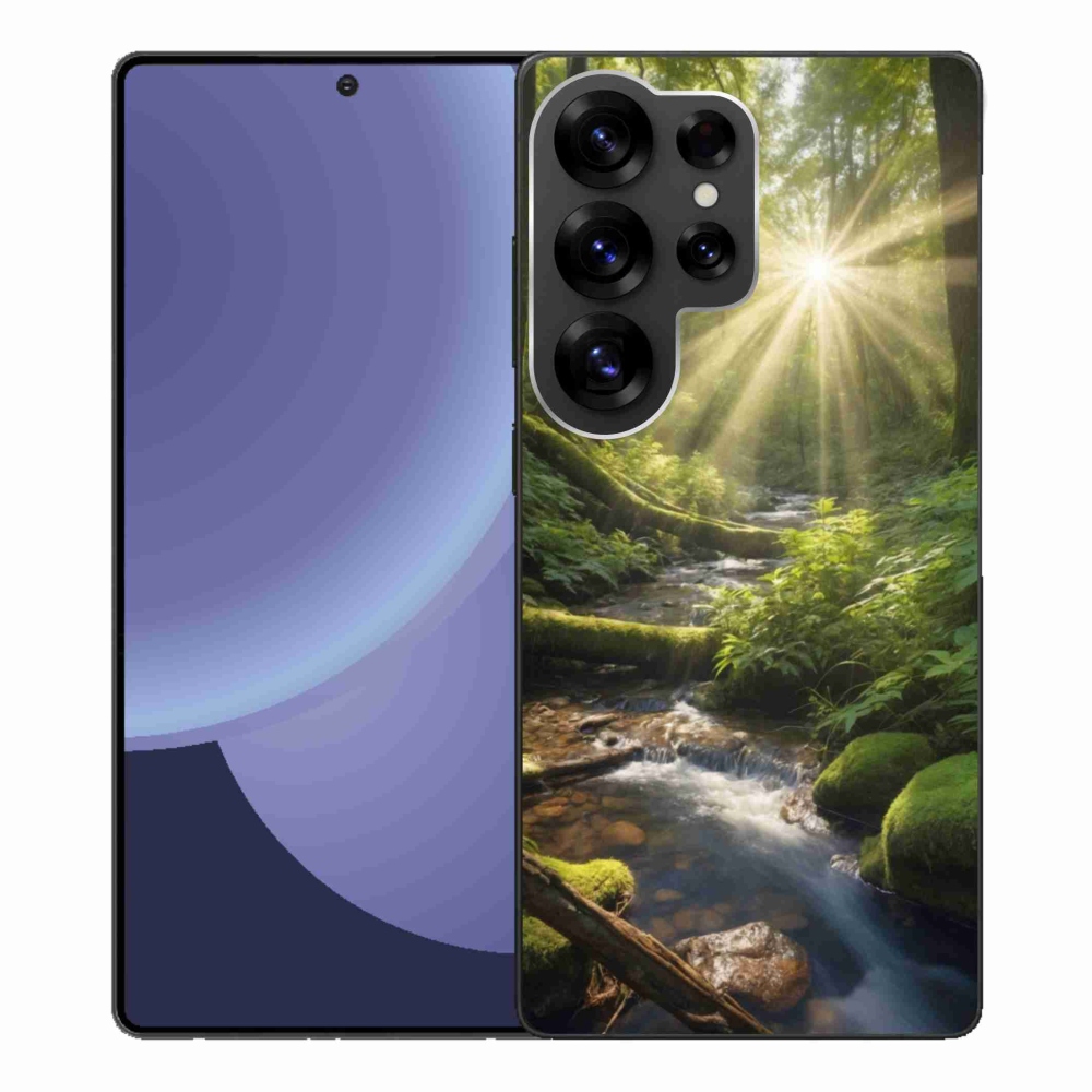 Gélový kryt mmCase na Samsung Galaxy S25 Ultra - hlbina lesa